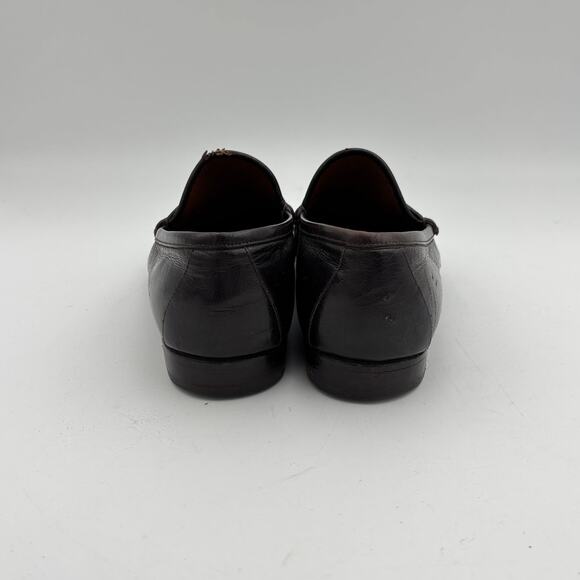 Vintage 80s Gucci Leather Horsebit Loafers Shoes Men\'s 41.5 D US 8 main image 7